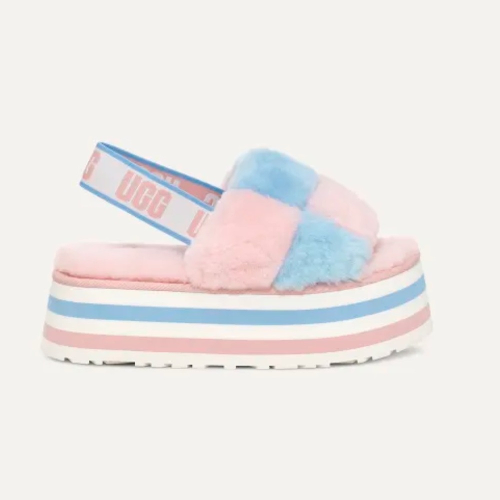 UGG Disco Checker Slide Size 9